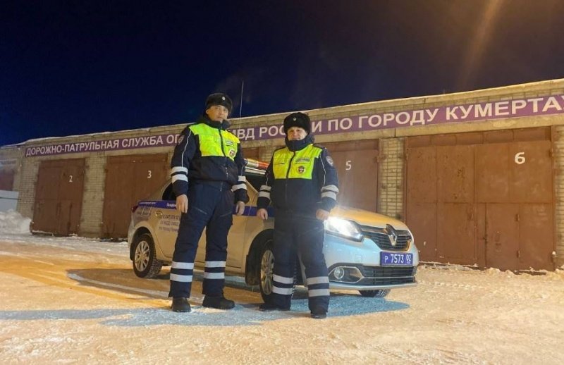 В Башкортостане сотрудники Госавтоинспекции спасли водителя, у которого случился инсульт